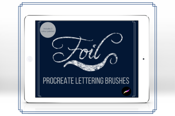 Download Procreate Foil Lettering Brushes/Swatch - Lettering Collection