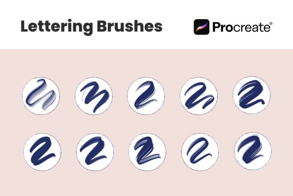 Download 10 Lettering Brushes for Procreate App - Lettering Collection