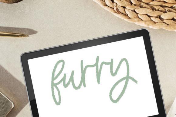Download Furry Animal Procreate Lettering Brush - Lettering Collection