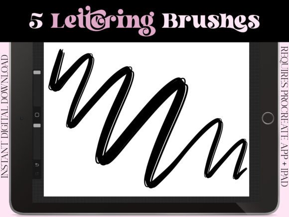 Download 5 Lettering Brushes for Procreate - Lettering Collection