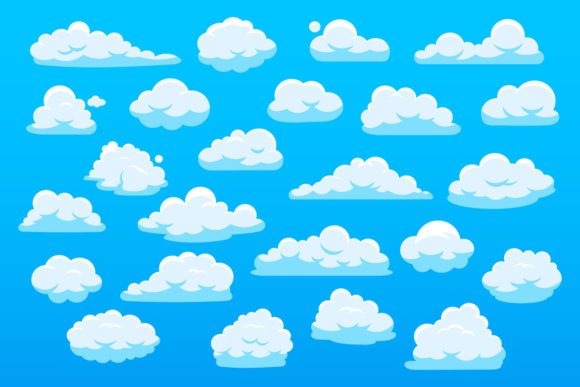 Download Cute Cartoon Clouds - Cartoon clouds Collection