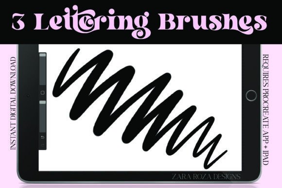 Download 3 Lettering Brushes for Procreate - Lettering Collection
