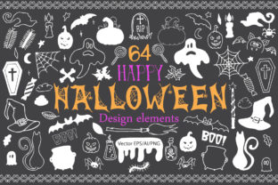 Download Halloween Doodle Vector Clipart. - Doodle Collection