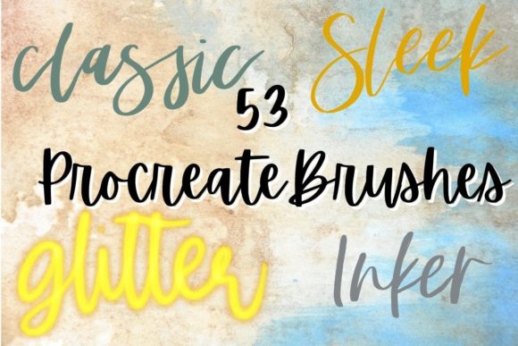 Download Procreate Lettering Painting Brushes Bundle - Lettering Collection