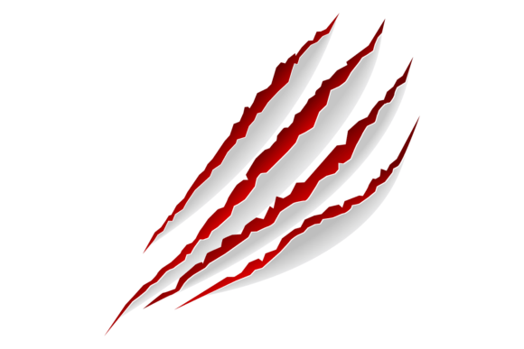 Download Slash Cut Scratches. Realistic Monster C - Scratches Collection
