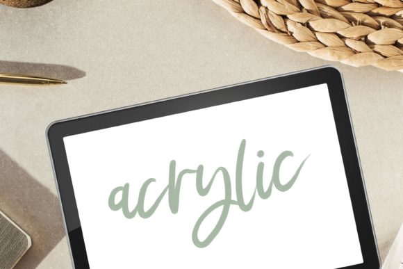 Download Acrylic Procreate Lettering Brush - Lettering Collection