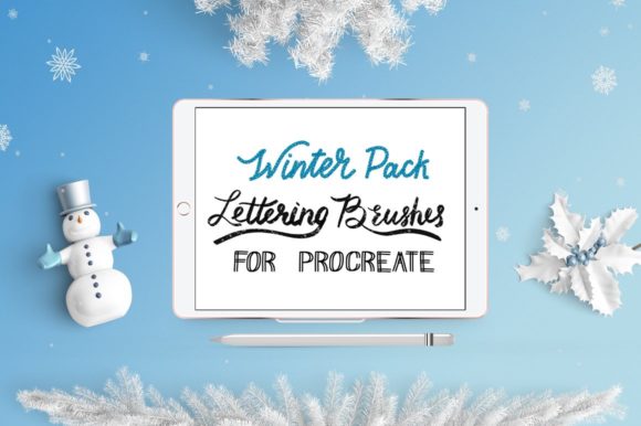 Download Procreate Lettering Brushes | Pack - Lettering Collection