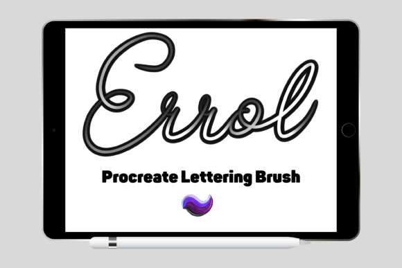 Download ‘Errol’ Lettering Brush for Procreate - Lettering Collection